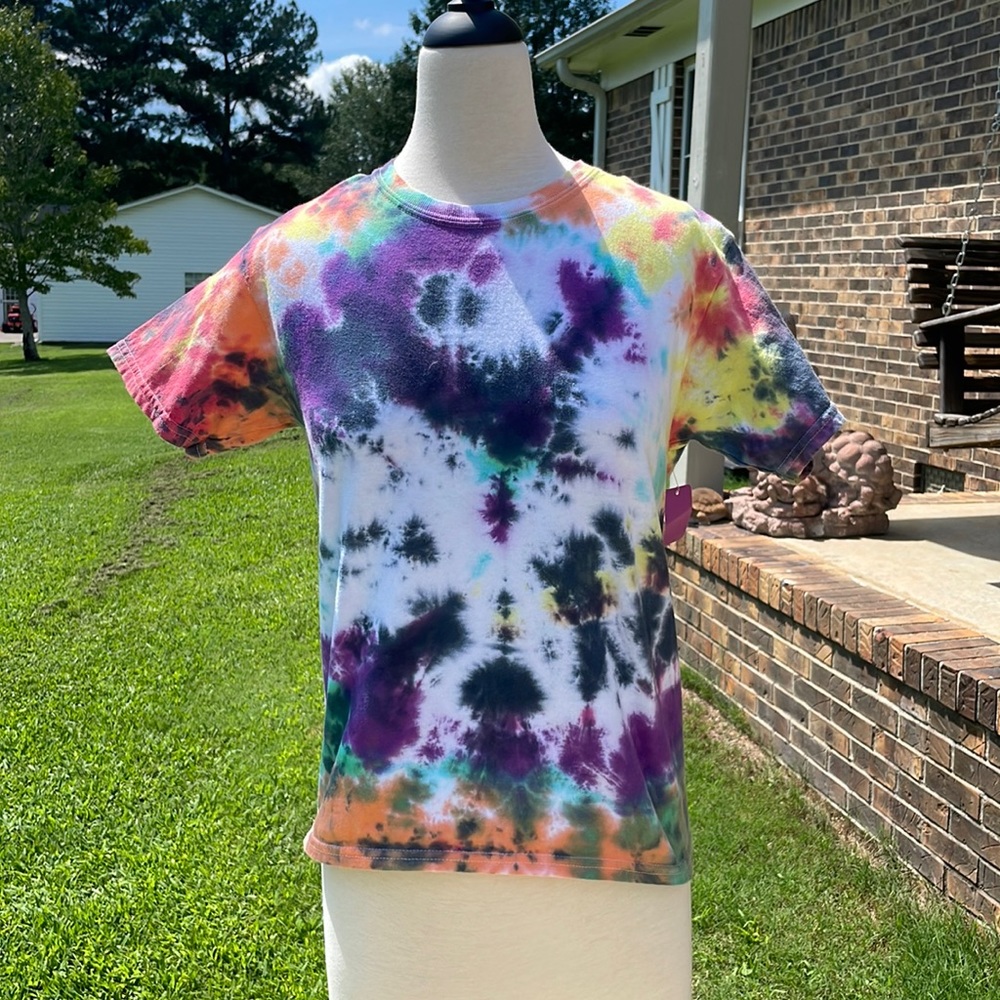 Homemade Tie Dye Shirts-W5938